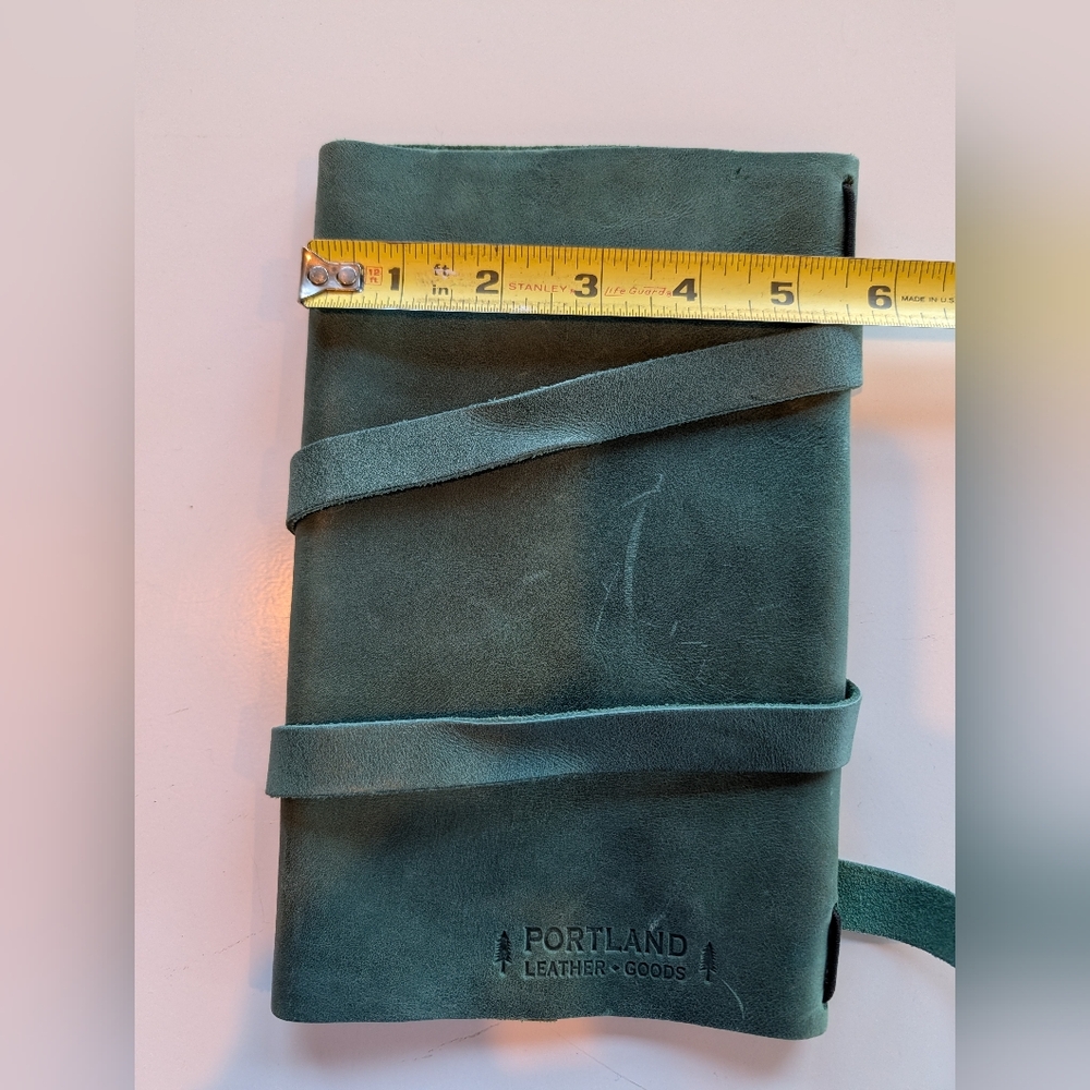 Portland Leather Journal Cover Green NO JOURNAL - Picture 4 of 9